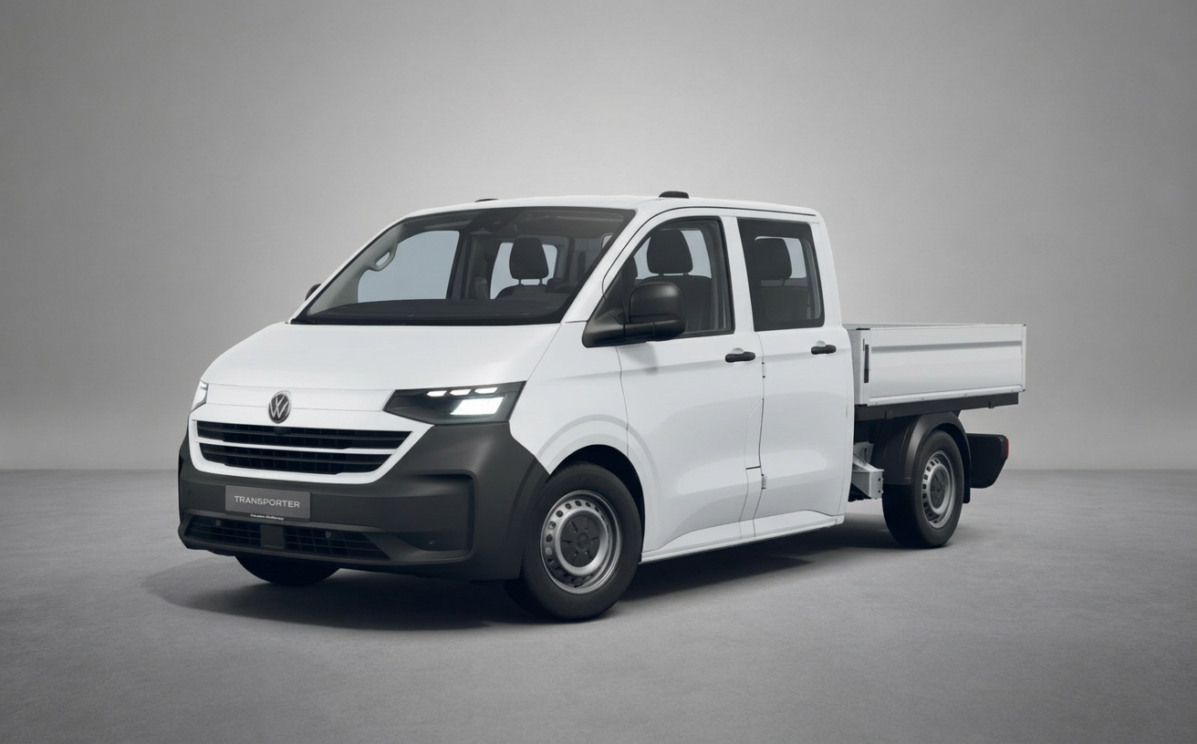 Volkswagen - E-transporter Pick-up Dubbele Cabine L2 Elektromotor 160 kW (218 pk) 350
