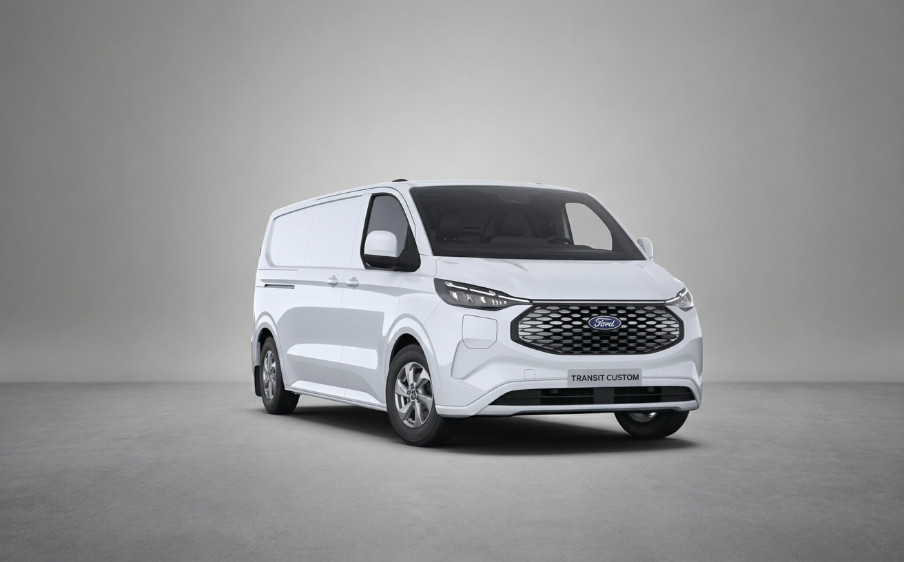 Ford - E-transit Custom 340 L2H1 Limited 71 kWh 218pk | Laadvloer bescherming | 12-w